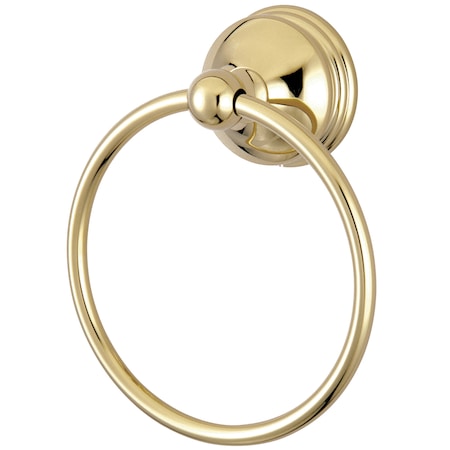 Kingston Brass Vintage Towel Ring, Polished Brass BA1164PB